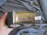 ERTL 1:18 AMERICAN MUSCLE Brown 1958 CHEVY IMPALA + 1:64 1958