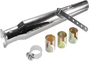 For S&uzuki Cafe Racer Bobber Chopper Motorcycle Retro Tail Exhaust Pipe Muffler Silencer Motorcycle Muffler Tail Pipe Exhaust Mid Link Pipe