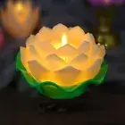 Lotus Flower Lotus Flower Light Plastics LED Electronic Candles Lotus Candles