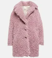 [Isabel Marant] Isabel Marant Sabrinega faux shearling coat AU 14 pink