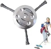 Wire Trimmer for Weeds Eater - Effective Weeds Eater Attachments Derusting Weeding Wheel,Multifunctional Trimmer Head, Solid Weeds Wacker Accessories for Gardens, Courtyards