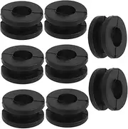 OSOLADY Motorcycle Rubber Gaskets 10 Pack Replacement Washers Round Grommets for Motorcycles Enhance Appearance