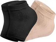 Healvian Moisturizing Heel Socks for Cracked Heels Support Socks Ventilation Comfortable Footcare