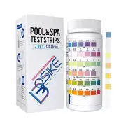 Bosike 7in1 Test Strip, Pool & Spa Test Strip, Water Quality Test, 125