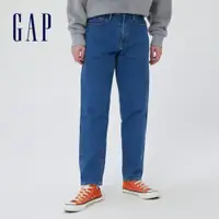 在飛比找蝦皮商城優惠-Gap 男裝 寬鬆錐形牛仔褲 輕透氣系列-藍色(695968