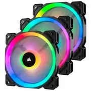 Corsair LL Series LL120 RGB 120mm Dual Light Loop RGB LED PWM Fan 3 Fan Pack wit