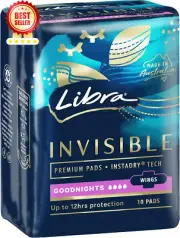Invisible Pads - Goodnights with Wings, 10 Pack