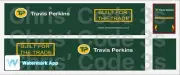 Code 3 Adhesive Vinyl Trailer Decal - Travis Perkin- 1/50 1/76 1/148 1/64 1/87