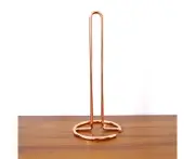 Kitchen Household Rose Gold Portable Paper Towel Roll Holder