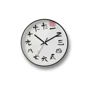 Decor Wall Clock Silent Modern Design Quartz Wall Watch Plastic Antique Clock from Xiaomi Youpin BLACK COLOR