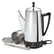 Automatic Coffee Perk Percolator Stainless Steel 12 Cups
