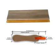2 pcs 6.3" Screen Printing Squeegee Silk Press Ink Scraper 75D Shirt Press Tools