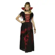 Vampire Countessa Girls Scary Halloween Costume Child Size M(7/8) New