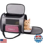 BurgeonNest Cat Carriers for Medium Cats Under 25 lbs, Pet Carrier for Cats w