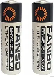 Fanso ER14505H 3.6V AA Lithium Battery 2.7Ah, Compatible with LS14500 (2 Batteries)