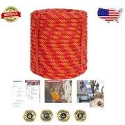 Flexible 1/2 Inch Climbing Rope 150 Ft – Perfect for Tree Climbing & Rappelling