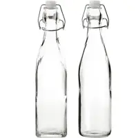 在飛比找momo購物網優惠-【IBILI】Kristall扣式密封玻璃瓶 500ml(水
