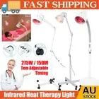 275W Infrared Heat Therapy Lamp Pain Relief IR Therapeutic Floor Stand/Clamp AU