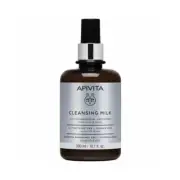 Apivita Cleansing Milk 3 in 1 Face - Eyes chamomile & honey 300 ml New-Fast Ship