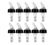 10PCS 30ml Plastic Liquor Pourer Olive Oil Wine Bottle Pour Spout Plug Stopper Cork Wine Dispenser Leakproof