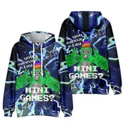Kids Gorilla Tag Print Costume Boys Hoodies Casual Hooded Sweatshirt Pullover Tops Jumper Gift B 10-11 Years