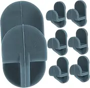 OKUMEYR Freezer Shelf Clips Refrigerator Shelf Clamp 10pcs Plastic Hooks for Fridge Freezer Showcase Strong Simple to Assemble