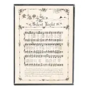 Vintage Music Print, "Silent Night"