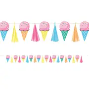 Rainbow Birthday Sweets Tassel Garland Banner