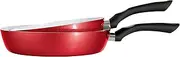 BRATmaxx 04937 Induction Frying Pan Set, 2 Pieces | Ceramic Coating | Compatible for All Stoves
