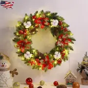 Christmas Hanging Decorations Artificial 40CM PVC Light Up for Home Party Decor