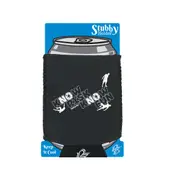 Rock Climbing Aa Know Risk Know Fun - Funny Novelty Stubby Holder With Base