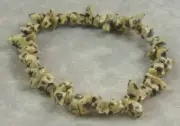 Dalmation Jasper Chip Bracelet