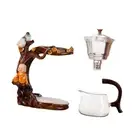 Lazy Kungfu Tea Set Tea Maker Kungfu Drip Teapot for Office Home Dining Room