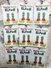 Elf on a Shelf Christmas Gift Hang Tags~Set of 9~Children~Decor~Ornaments~289R