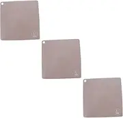 NOLITOY Induction Cooker Mat Heat Resistant Silicone Pad Stove Top Protector Heat Insulated Pad Grey