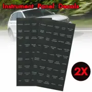 2Set 45X Rocker Switch Toggle Panel Decals Label Stickers For Car Boat Marine
