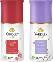 Yardley London Rose and English Lavender Roll-On, Combo of 2