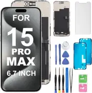 iPhone 15 PRO MAX Screen Replacement 6.7 in A3105 A3106 A3108 LCD Display Tools
