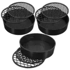 3 Sets Jewelry Measuring Sieve Planting Soil Filter Handheld Sieves Sifter