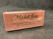 MITCHELL LURIE BY RICO Bb CLARINET REEDS, STRENGTH 1 1/2, BOX OF 5 REEDS, SEALED