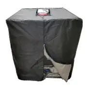 Ibc Ton Barrel Protective Cover Waterproof Dustproof Rainwater Tank Container Sunscreen Shade 210d Oxford Cloth Uv Rays Protector For 1000l Water Tank
