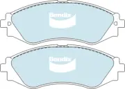 Bendix General CT Front Brake Pad Set for Daewoo Leganza KLAV 2.2L T22SED Petrol (for: Daewoo)