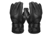 Winter Heated Gloves Electric Heating Windproof Gloves Touch Screen USB Powered
