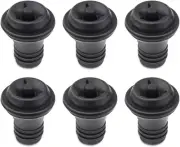 6 Pieces Vacuum Wine Stoppers Wine Saver Vacuum Pump Stopper Vacuum Wine Bottle