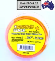 Whipper Snipper Brushcutter Diamond Edge Trimmer Line Cord .105'' -2.7mm 9 mtrs