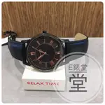 可議價RELAX TIME 學院風格 情侶對錶-大(RT-58-9M)部落客推薦款 黑面 玫瑰金 42MM