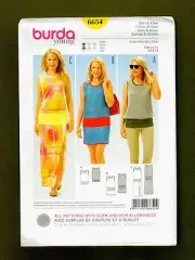 Top & Dress Sewing Pattern, Length Variations (Sizes 8-18) Burda Young 6654