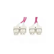 Sc Sc Om4 Multi Mode Fibre Optic Patch Cable Erika Violet