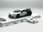 ZD Mortal 1:64 White Carbon Veyron SS Racing Sports Model Diecast Metal Car BN