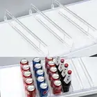 50 Pcs Adjustable Gondola Shelf Drawer Dividers with Front Fence Acrylic Retract